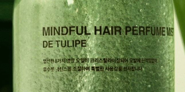 Mindful Hair Perfume Mist : Detulipe & Ritual Guasha Brush Set
