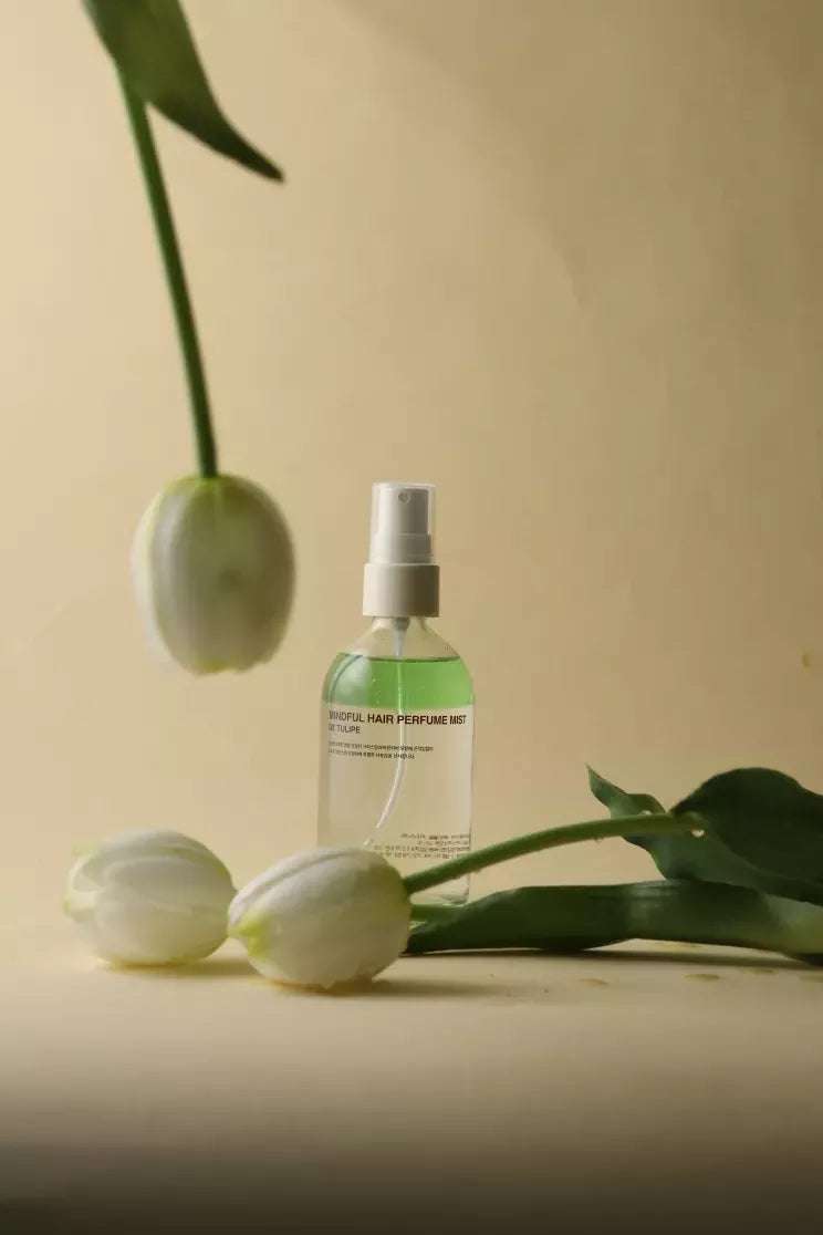 Mindful Hair Perfume Mist : Detulipe & Ritual Guasha Brush Set