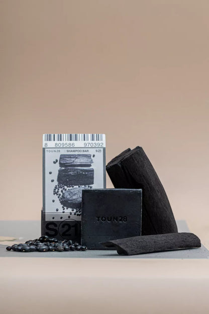 S21 Shampoo Bar Black Soybean + Charcoal (2 pcs Set)